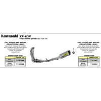 ARROW EXHAUST HOMOLOGATED CARBON RACE-TECH SLIP-ON CARBON CAP - KAWASAKI ZX-10R '11-14