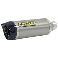 ARROW SILENCER - THUNDER TITANIUM WITH CARBON END CAP - SUZUKI GSX-R 600 & 750 '11-UP