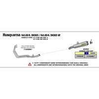 ARROW EXHAUST WORKS TITANIUM SLIP-ON CARBON CAP - HUSQVARNA NUDA 900/R '12 