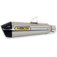 ARROW SILENCER - X - KONE NICHROM SILVER WITH CARBON END CAP - SUZUKI GSX-R 1000