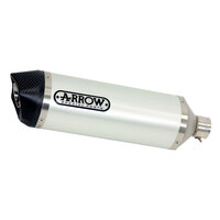 ARROW SILENCER - RACE-TECH ALUMINIUM SILVER WITH CARBON END CAP - KAWASAKI Z900