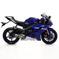 ARROW SILENCER - 71863PK :THUNDER TITANIUM WITH CARBON END CAP - YAMAHA YZF-R6 '17-UP