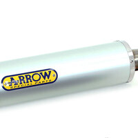 ARROW SILENCER - INDY RACE ALUMINIUM SILVER WITH CARBON END CAP - KAWASAKI 