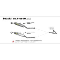 ARROW EXHAUST ALUMINIUM THUNDER SLIP-ON - SUZUKI DR-Z400SM '05-13