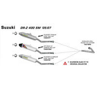 ARROW COLLECTOR - RACING STAINLESS - HUSQVARNA