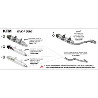 ARROW EXHAUST STAINLESS COLLECTOR FOR OEM AND ARROW EXHAUST - KTM EXC-F 350 '12