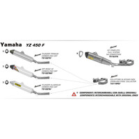ARROW COLLECTOR - RACING STAINLESS - YAMAHA 