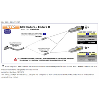 ARROW LINK PIPE - RACE STAINLESS - KTM 690 ENDURO R
