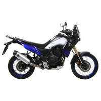 ARROW SILENCER - INDY RACE ALUMINIUM SILVER WITH CARBON END CAP - YAMAHA TENERE 700 '19-UP
