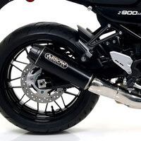 ARROW SILENCER - REBEL NICHROM DARK WITH CARBON END CAP - KAWASAKI Z 900 RS '17-20