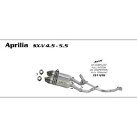 ARROW FULL SYSTEM - MX COMPETITION TITANIUM WITH CARBON END CAP - APRILIA SX-V 450/550 '07-14