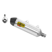 ARROW SILENCER - RACE-TECH ALUMINIUM WITH CARBON END CAP - HUSQVARNA FC 450