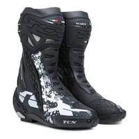 TCX RT-RACE BOOTS BLACK WHITE GREY