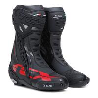 TCX RT-RACE BOOTS BLACK GREY RED