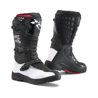 TCX COMP KID BOOTS BLACK WHITE
