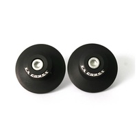 PICK UP KNOB REAR STAND CURVED S/ARM BLACK 8MM