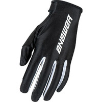 ANSWER 2022 ASCENT GLOVE BLACK WHITE