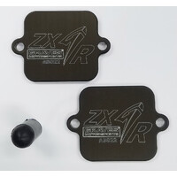 GRAVES MOTORSPORTS SMOG BLOCK OFF PLATES - ZX6-R / ZX10-R