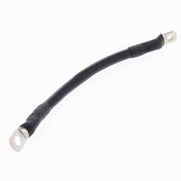 ALL BALLS RACING LONG UNIVERSAL BATTERY CABLE BLACK 8IN - 78-1081