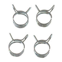 ALL BALLS RACING FUEL HOSE CLAMP KIT 8MM BAND (4 PACK) - FS00068