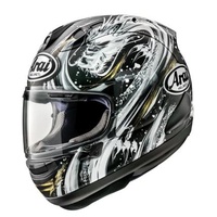 ARAI RX-7V KIYONARI BLACK/SILVER HELMET