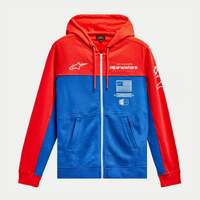 ALPINESTARS H BLOCK HOODIE WARM RED BRIGHT BLUE