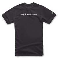ALPINESTARS LINEAR WORDMARK TEE BLACK GREY