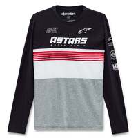 ALPINESTARS TURBO LONG SLEEVE TEE BLACK GREY HEATHER