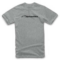 ALPINESTARS LINEAR COMBO TEE GREY HEATHER BLACK
