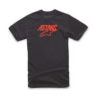 ALPINESTARS MIXIT TEE BLACK FLURO RED