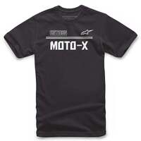 ALPINESTARS MOTO-X TEE BLACK WHITE
