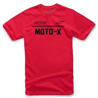 ALPINESTARS ASTARS MOTO-X TEE RED BLACK