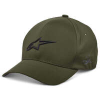 ALPINESTARS AGELESS DELTA CURVED BILL FLEX BACK MILITARY GREEN