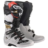 ALPINESTARS TECH 7 MY14 BLACK SILVER WHITE GOLD