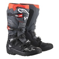 ALPINESTARS TECH 7 ENDURO MY14 BLACK DARK GREY FLURO RED