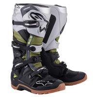 ALPINESTARS TECH 7 ENDURO BLACK SILVER MILITARY GREEN