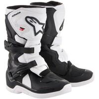 ALPINESTARS KIDS TECH 3S  BLACK WHITE
