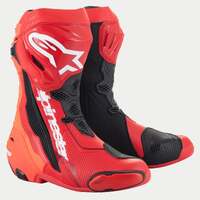 ALPINESTARS SUPERTECH R V2 BOOT RED FLURO RED