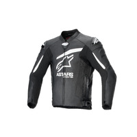 ALPINESTARS GP PLUS R V4 AIRFLOW LEATHER JACKET BLACK WHITE