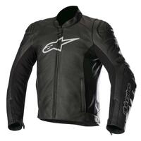 ALPINESTARS SP 1 AIRFLOW LEATHER JACKET BLACK WHITE