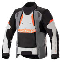 ALPINESTARS HALO DRYSTAR ADVENTURE JACKET DARK GREY ICE GREY BLACK