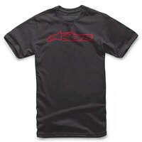 ALPINESTARS BLAZE CLASSIC TEE BLACK RED
