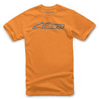 ALPINESTARS BLAZE CLASSIC TEE ORANGE BLUE