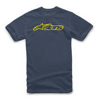 ALPINESTARS BLAZE CLASSIC TEE NAVY YELLOW