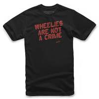 ALPINESTARS WHEELIES TEE BLACK