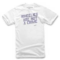 ALPINESTARS WHEELIES TEE WHITE