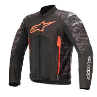 ALPINESTARS T-GP PLUS R V3 AIR JACKET BLACK CAMO RED