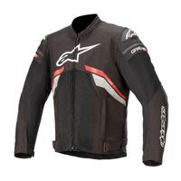 ALPINESTARS T-GP PLUS R V3 AIR JACKET BLACK FLURO RED WHITE