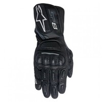 ALPINESTARS STELLA SP 8 V2 LEATHER GLOVE BLACK GREY