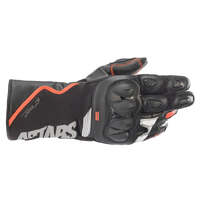 ALPINESTARS SP365 DRYSTAR GLOVES BLACK WHITE FLURO RED